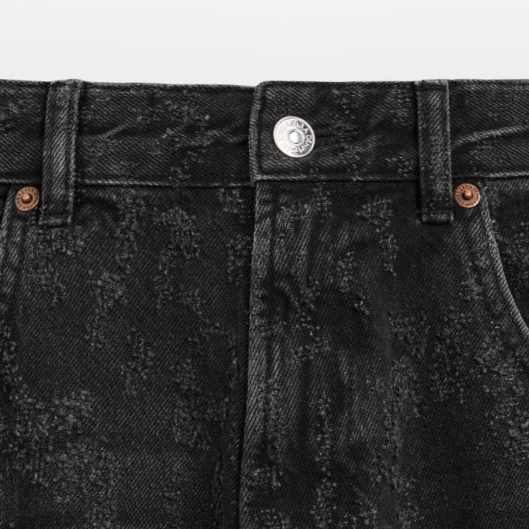 Leon | BAGGY-FIT-JEANS MIT RAUEM FINISH