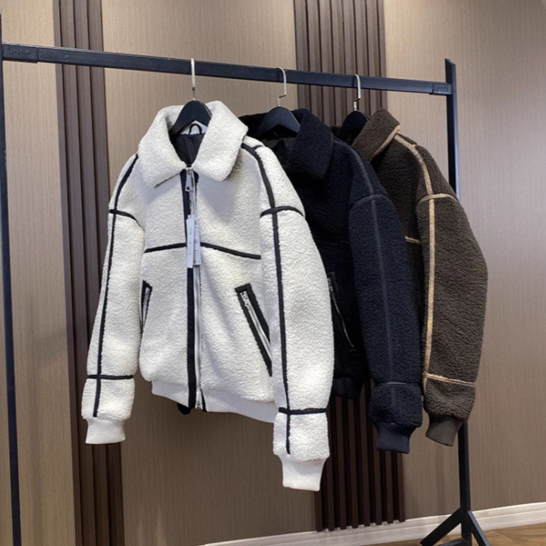 Nick | Virale Jacke Relaxed-Fit Teddyjacke für kühle Tage