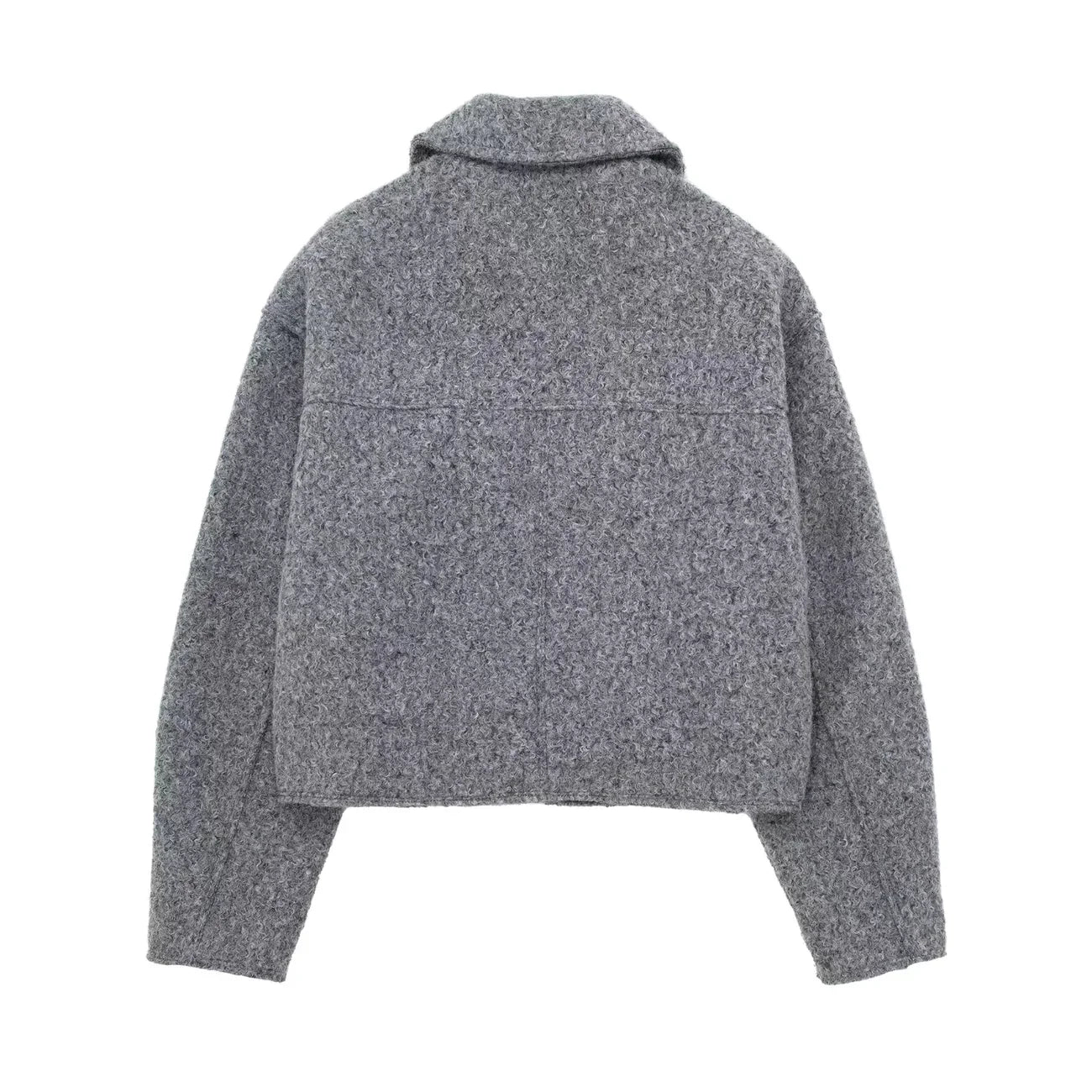 Yara | Beige Filz Jacke