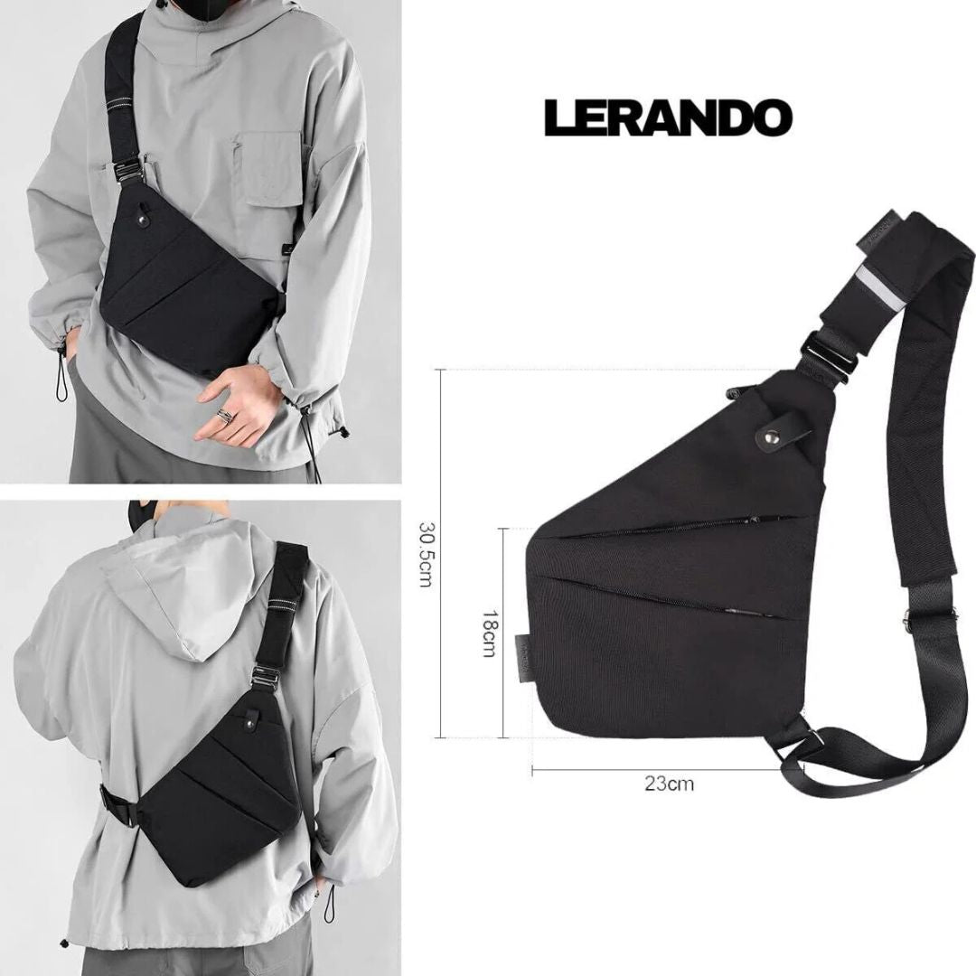 LERANDO | Diebstahlsichere Umhängetasche