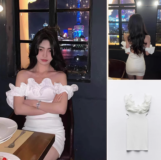 Fenja | Mini Rüschen Kleid